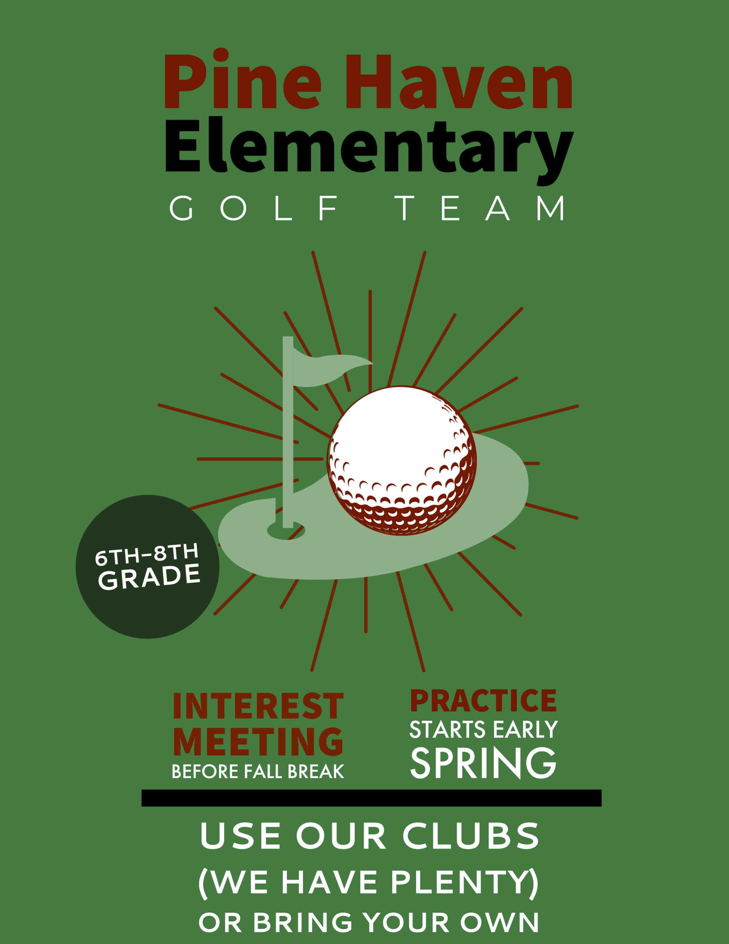 Golf Golf Pine Haven Elementary
