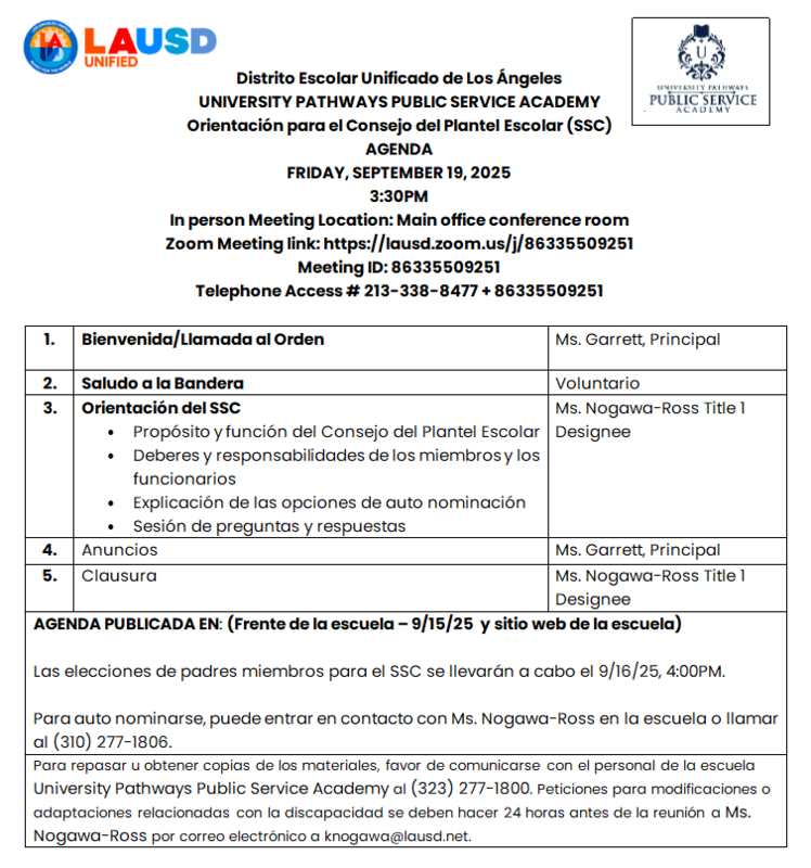 SSC-ORIENTACION