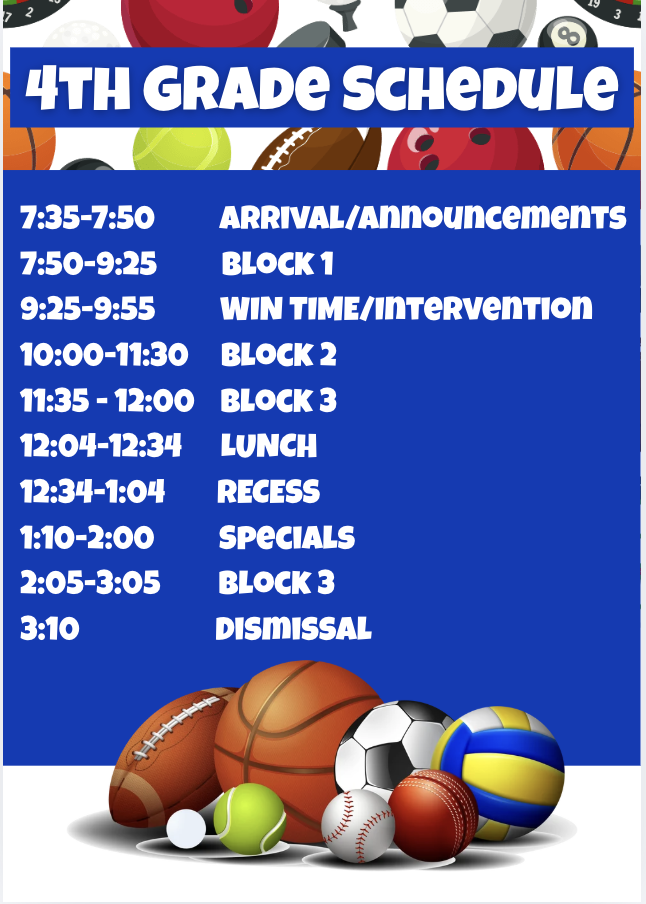Schedule