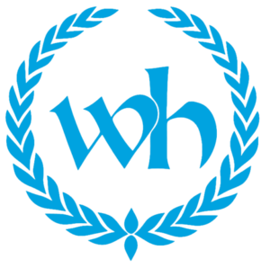 Woodland Hills logo - WH wreath