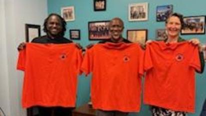 Our Executive Board with their DEMC polos!