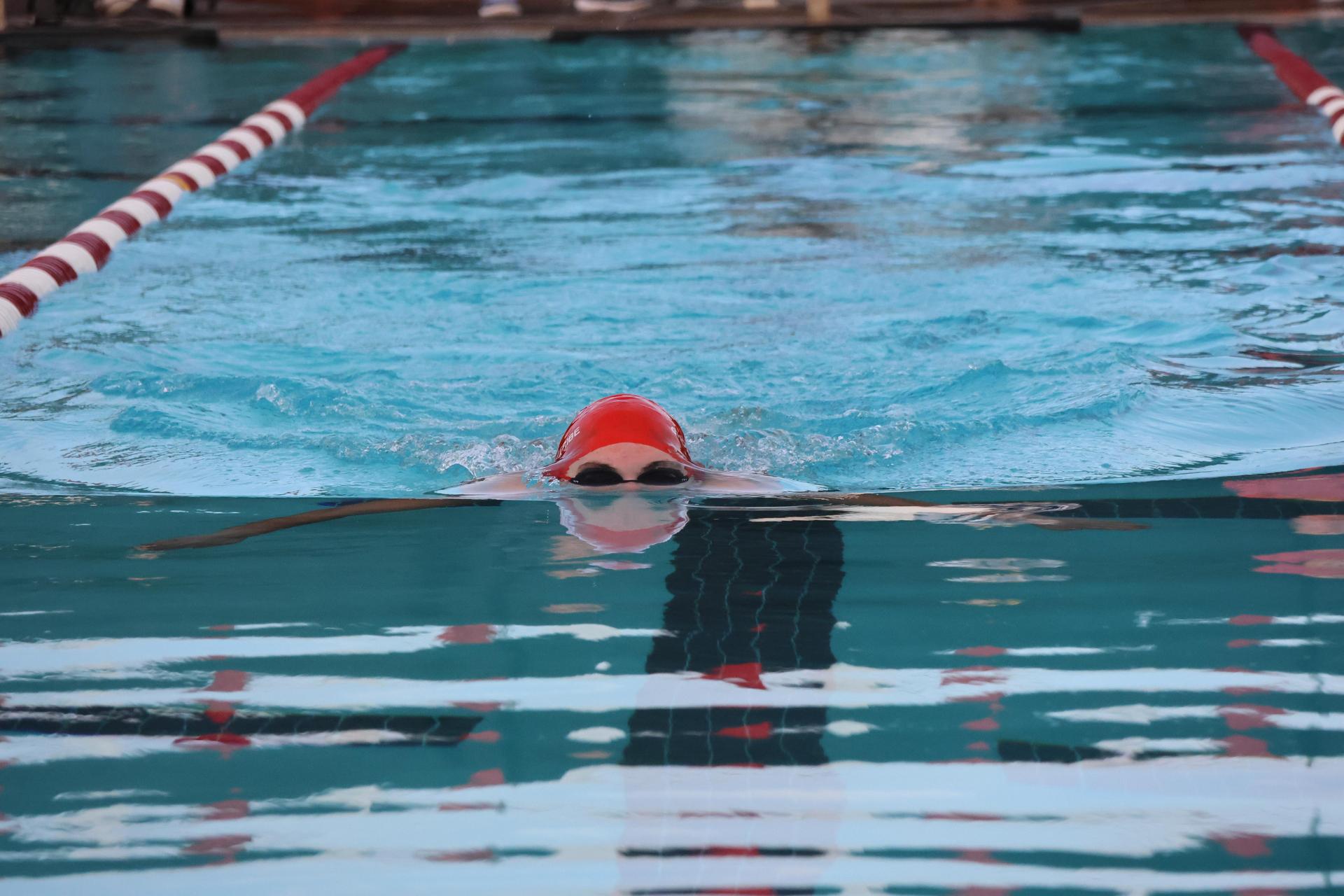 Katie Rodriguez swimming
