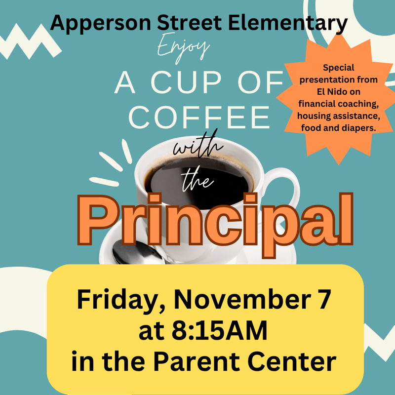Come and have coffee and learn Apperson news.