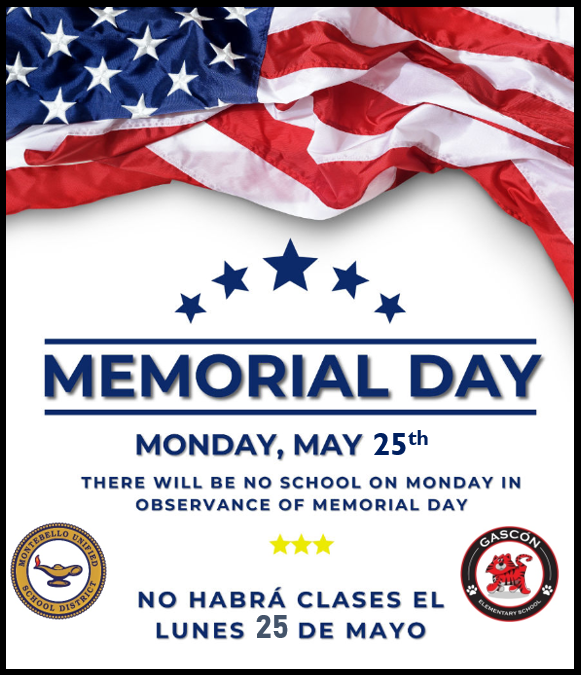 Memorial Day flyer