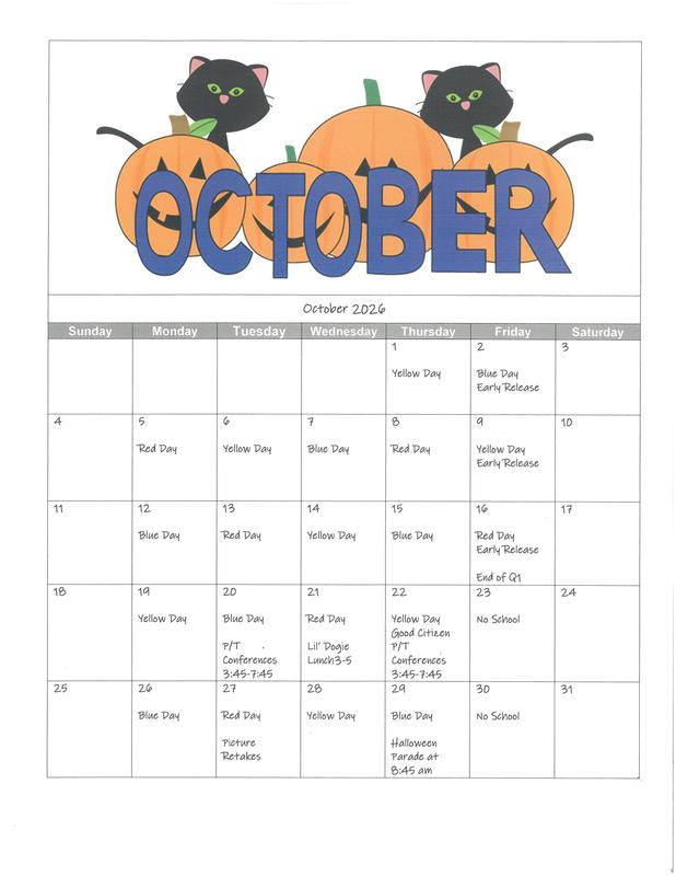 Oct Calendar