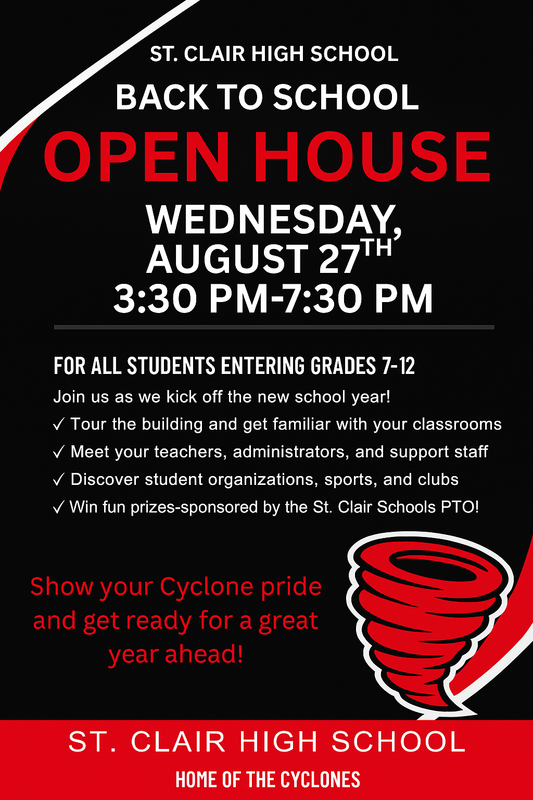 Back to school 7-12 flyer