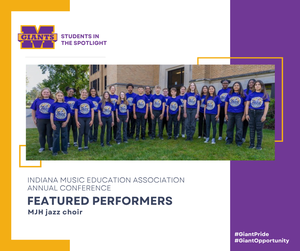 promo graphic - MJH jazz choir selected for IMEA performance