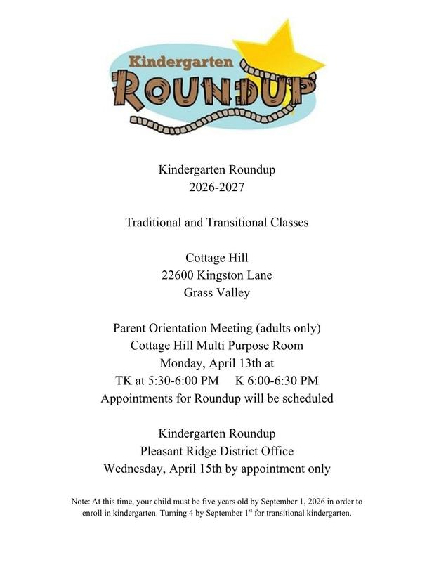 Cottage Hill TK-Kinder Roundup Announcement