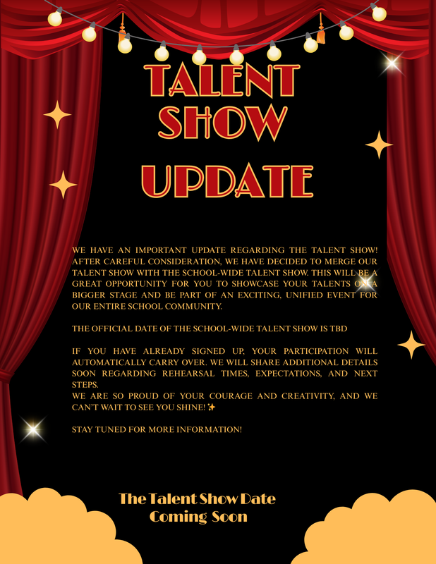 Talent Show Update Featured Photo