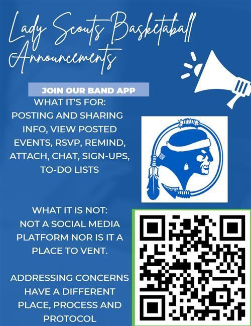 Lady Scouts Band App Sign Up
