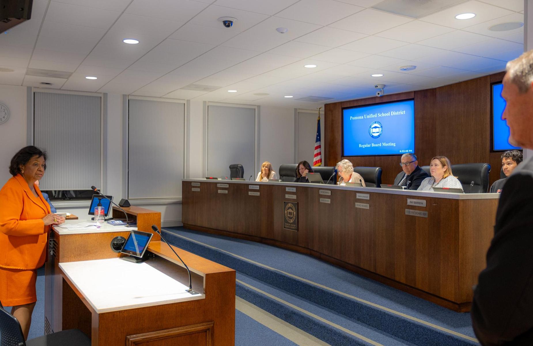 School board and dr. coolidge and her cirtificate of appreciations