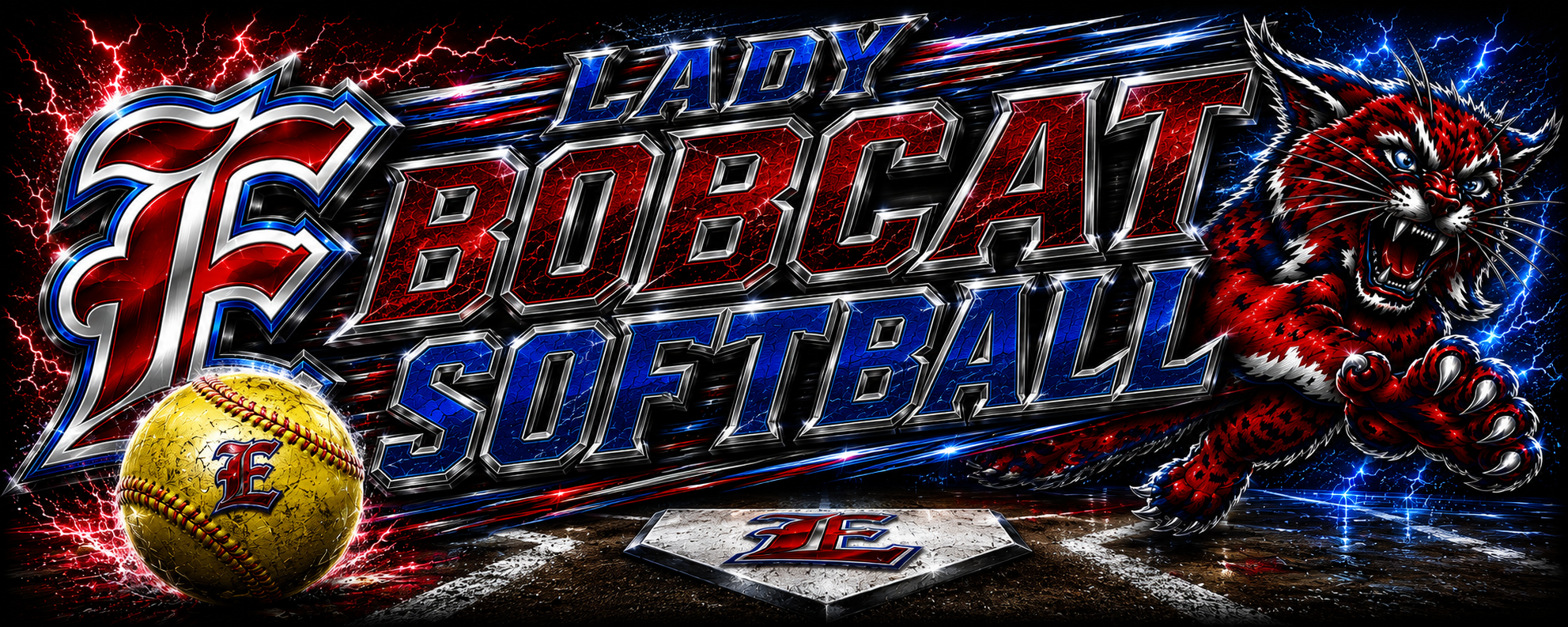 Lady Bobcat Softball Header