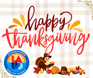 Graphic that says Happy Thanksgiving