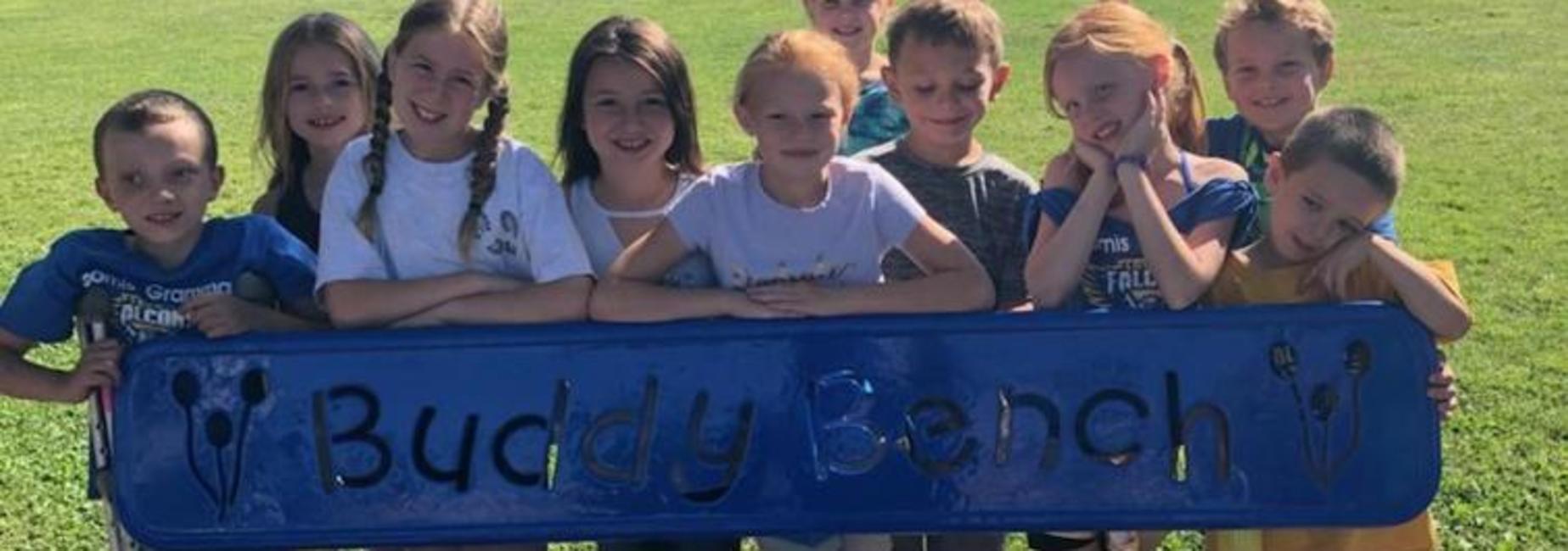 Students on Buddy Bench