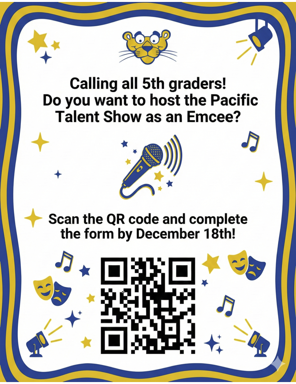 Fifth Grade Talent Show Emcee Application Thumbnail Image