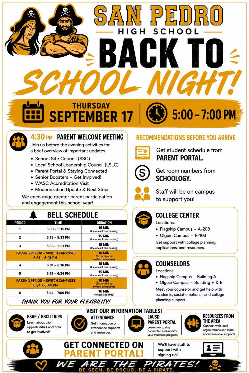 Back to School Night