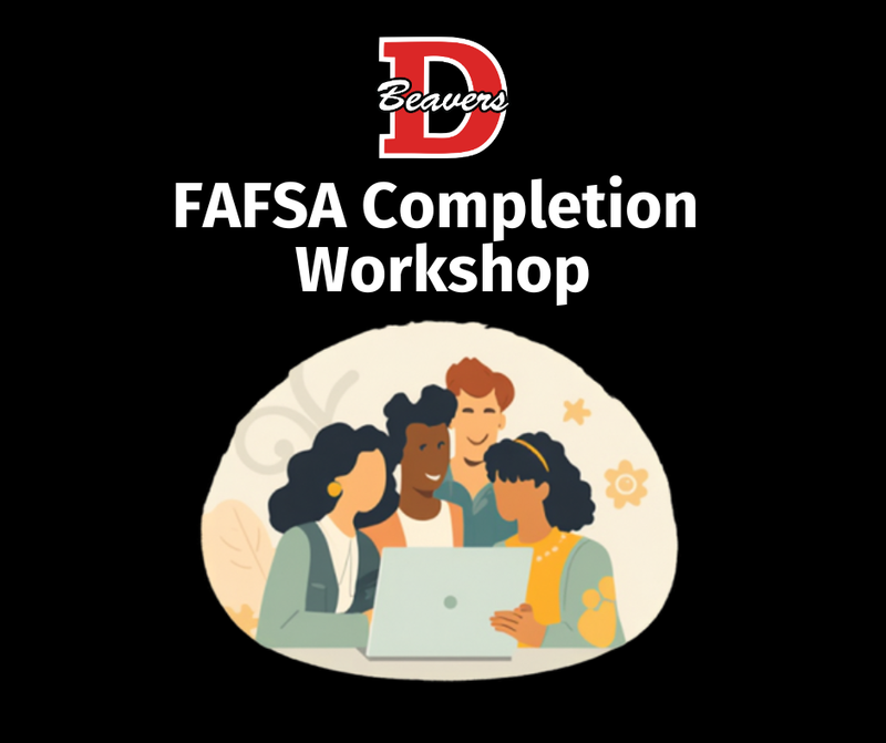 FASFA Completion Workshop picture of a group around a laptop