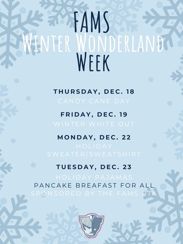 Winter Wonderland Spirit Week