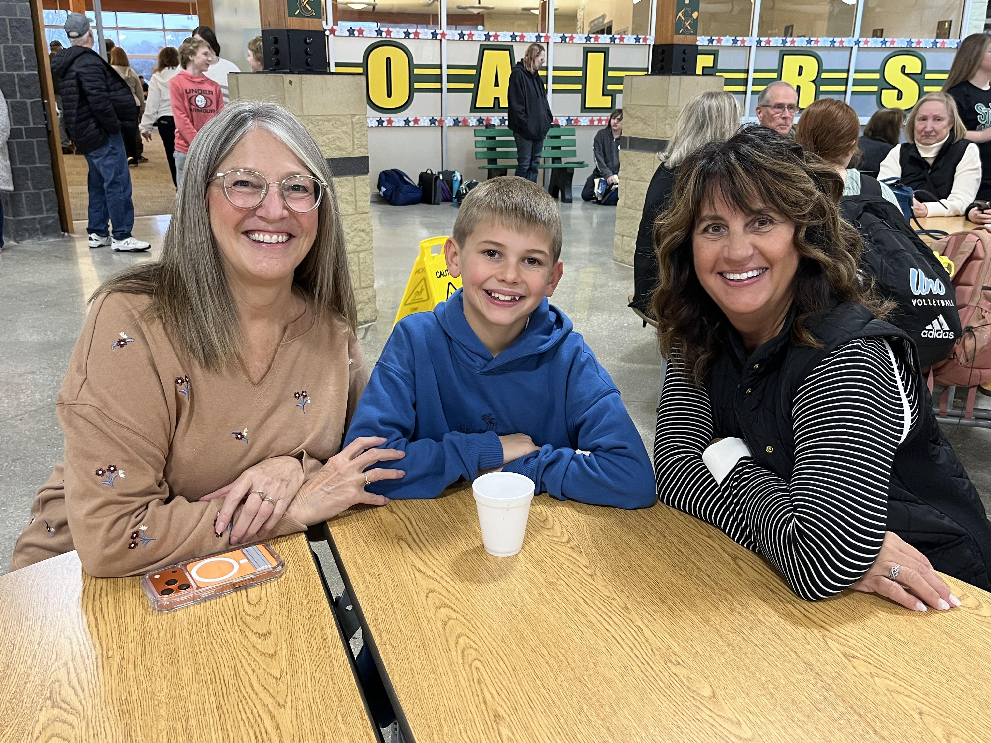 Students welcome special guests