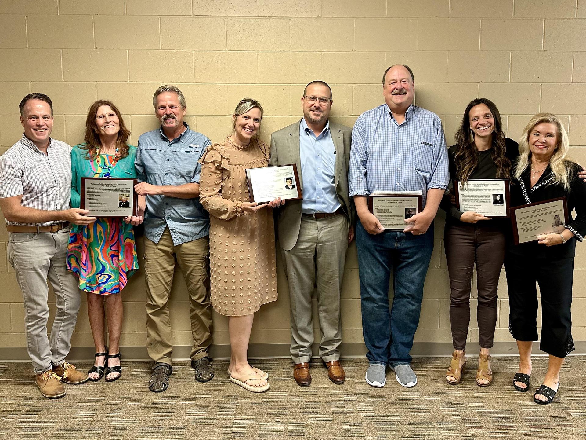 Inductee plaques