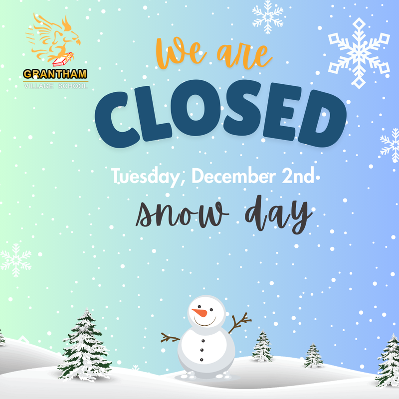 Snow day Tuesday December 2nd