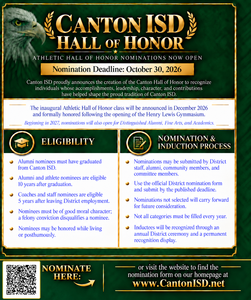 Canton ISD Hall of Honor