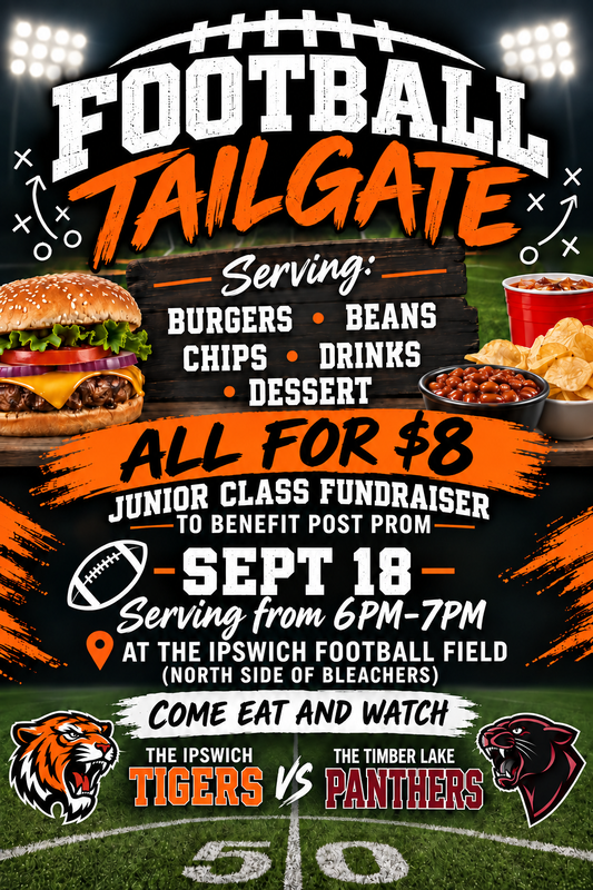 Post Prom Benefit Sept. 19 Tailgate Party