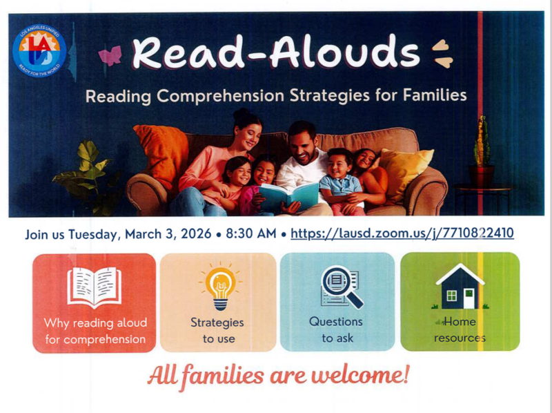 read aloud flyer
