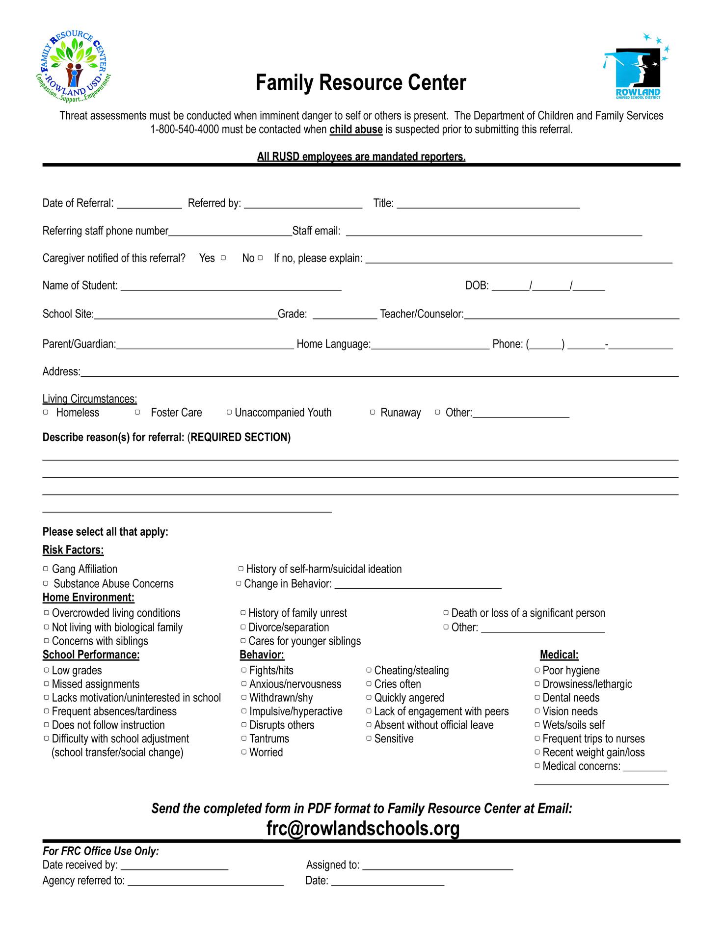 Submit a FRC Referral (For School Use Only) – Family Resource Center ...