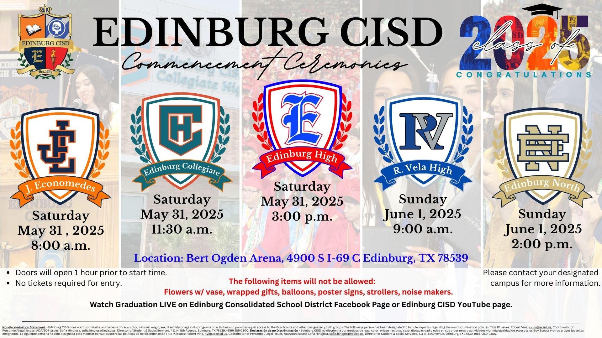 Graduation 2025 Flyer 