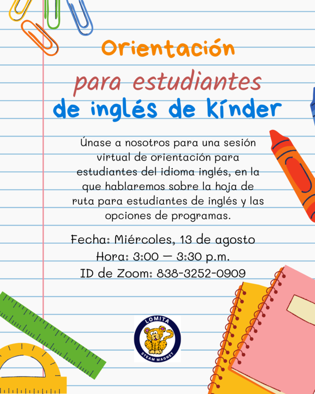 Kinder EL Orientation Span
