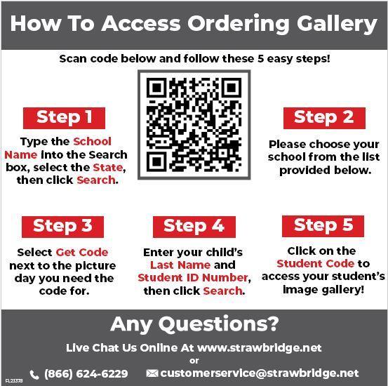 MAHS Picture Day Order Info