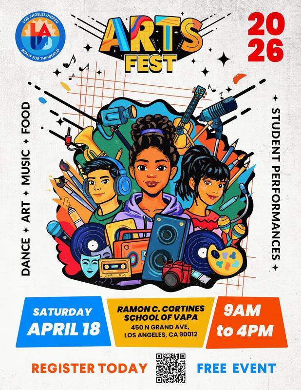 Arts fest flyer english