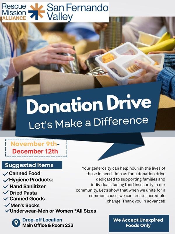 Winter Donation Drive Featured Photo