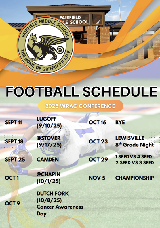 2025-2026 FMS Football Schedule