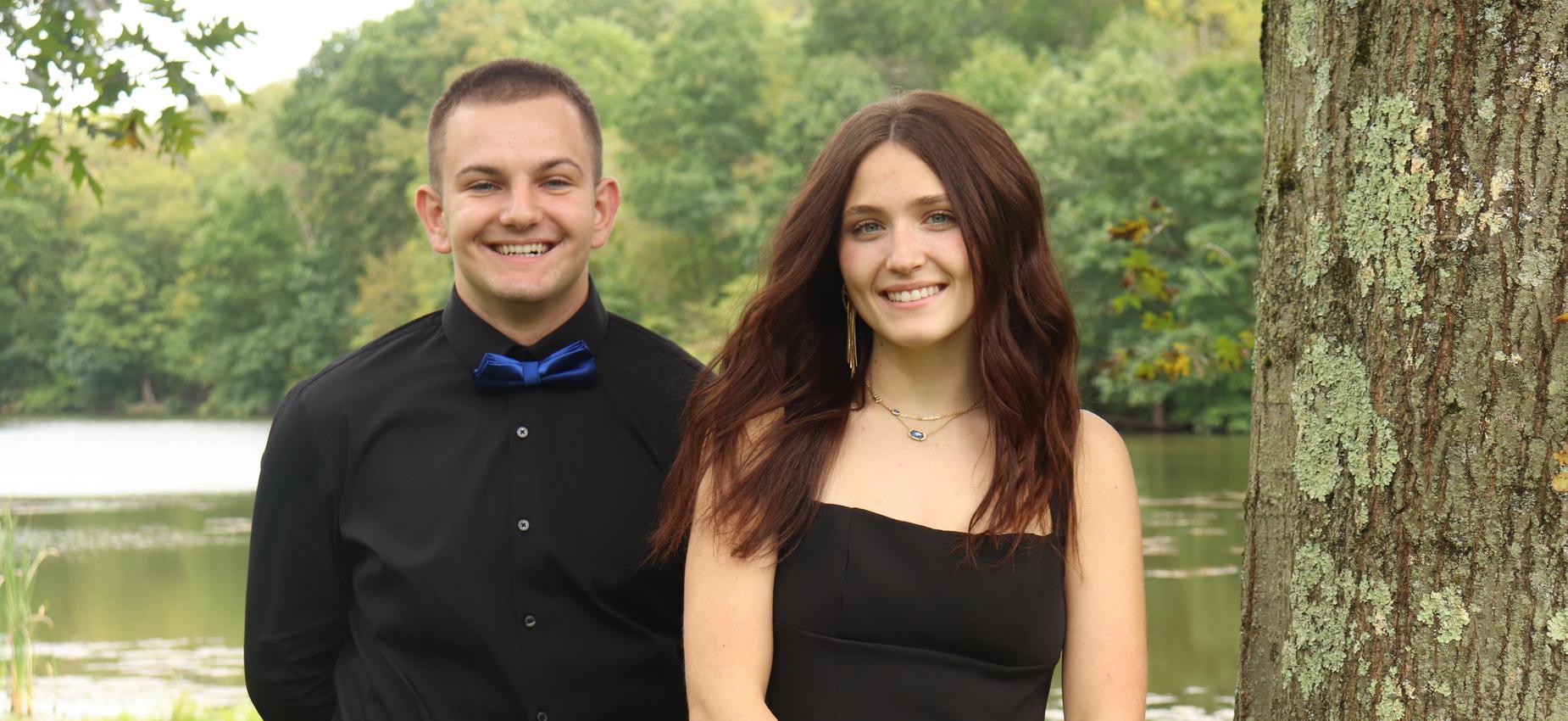Homecoming Court: Elsa Zalenski escorted by Jaxon Vargo