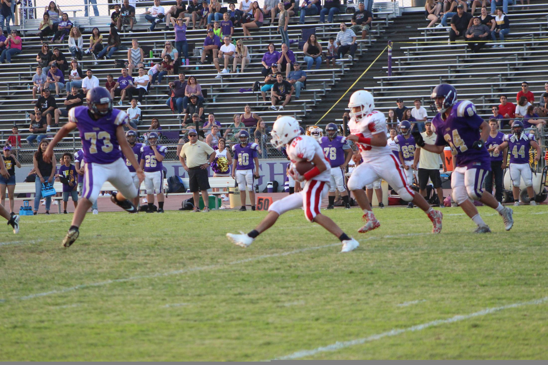 JV Football at Lemoore, August 24, 2018 CUHS Videos & Photos