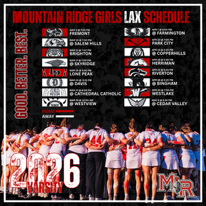 MRHS Varsity Girls Lacrosse 2026 Schedule