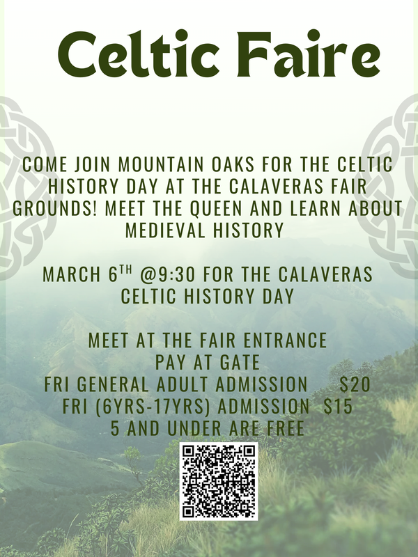 Celtic Faire Flyer