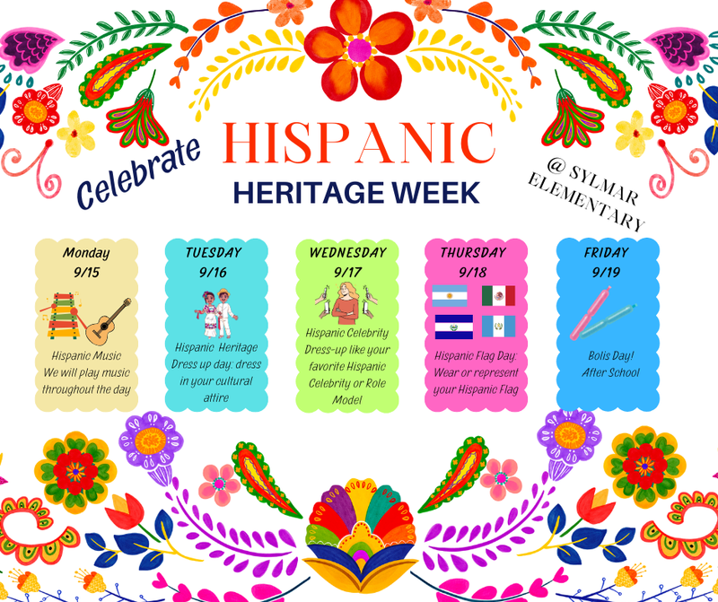 Hispanic Heritage Spirit Week