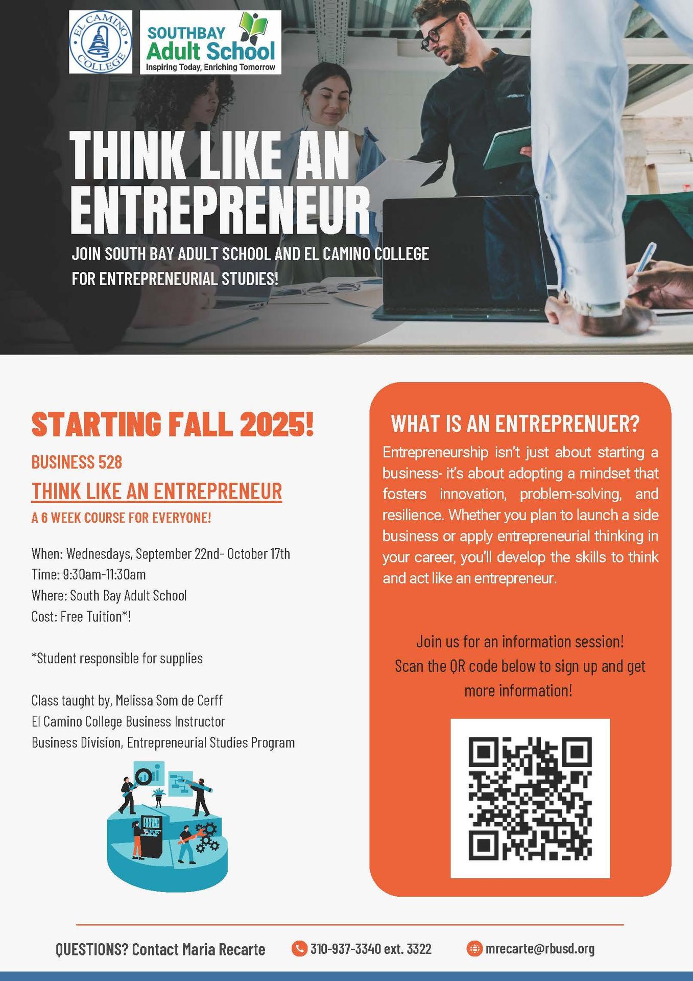 Entrepreneur Flyer