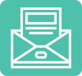 Newsletter icon button