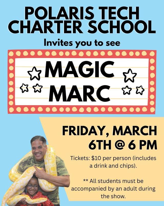 Magic Marc coming to PTCS!