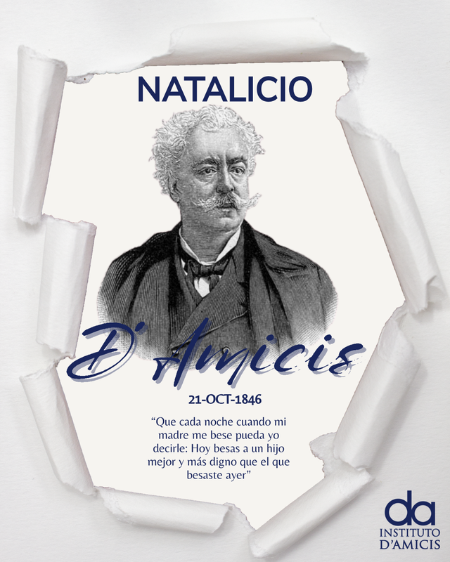 Aniversario del Natalicio de Edmundo D'Amicis