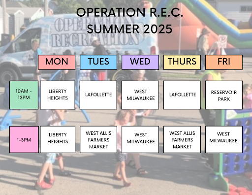 Updated OP Rec Schedule