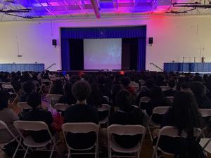Movie Day at the Union Hill Middle School