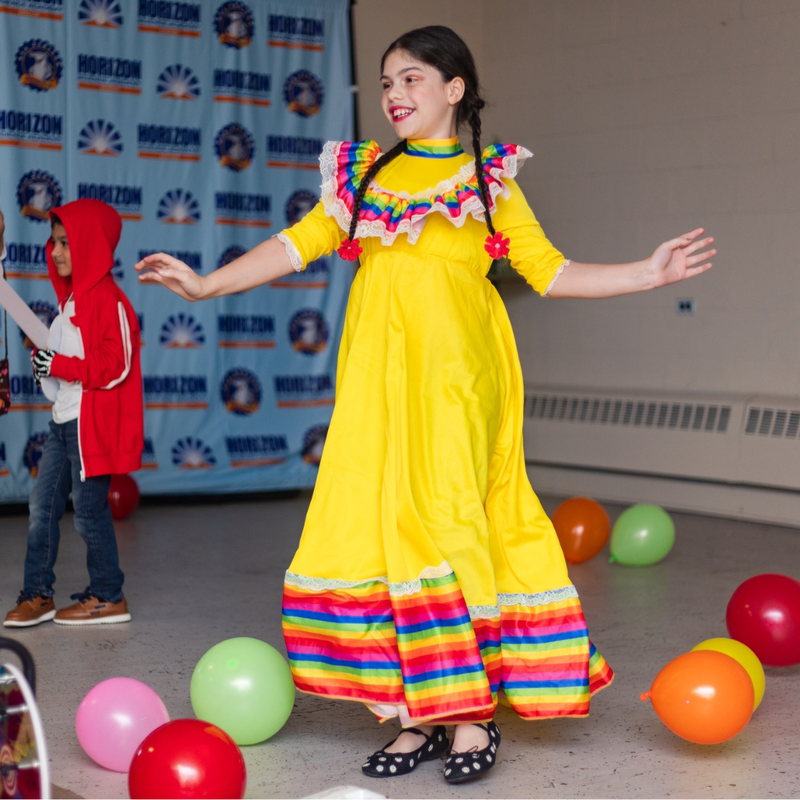 Student dancing