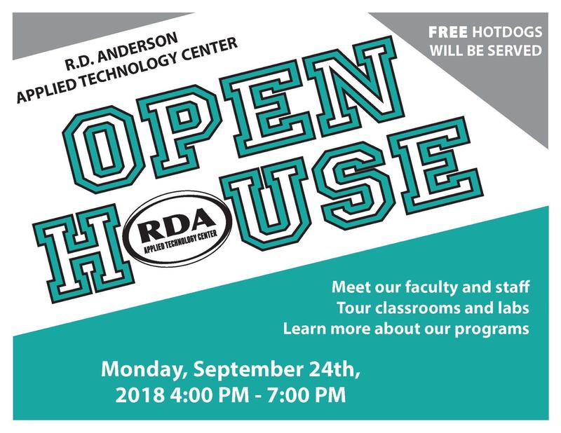RDA Flyer with Open House information. It is the same info that is in the text box.