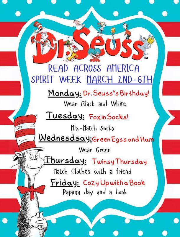 Read Across America, March 2-6, 2026