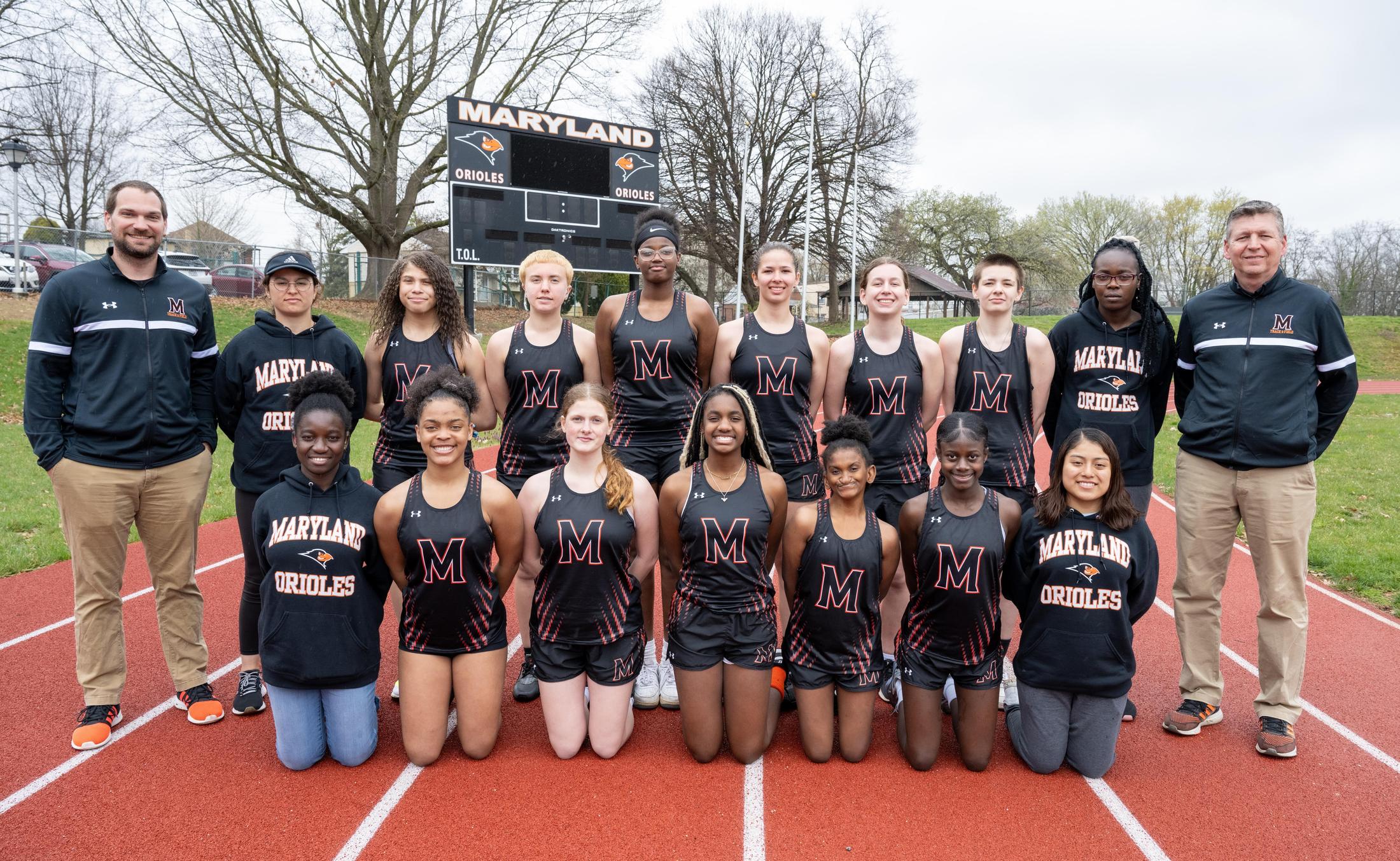 Girls Team Roster Track & Field MSD Athletics